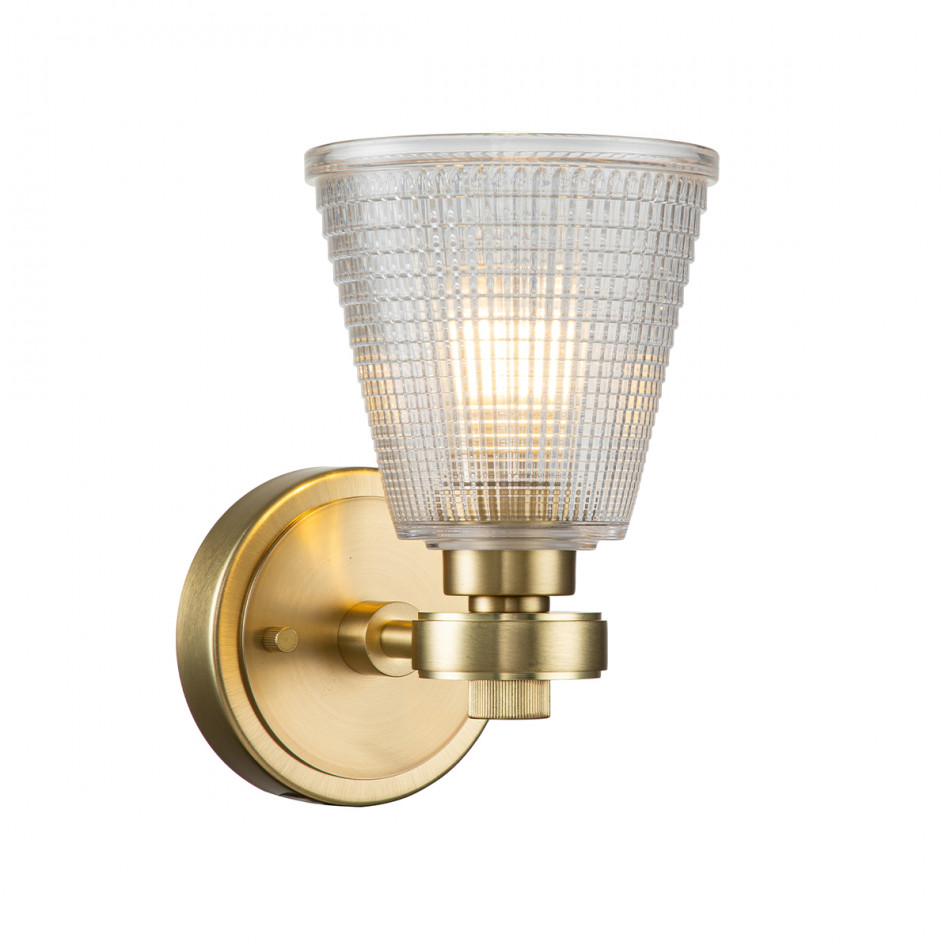 Gunnislake1 1-Light Bath-Light Brushed Brass