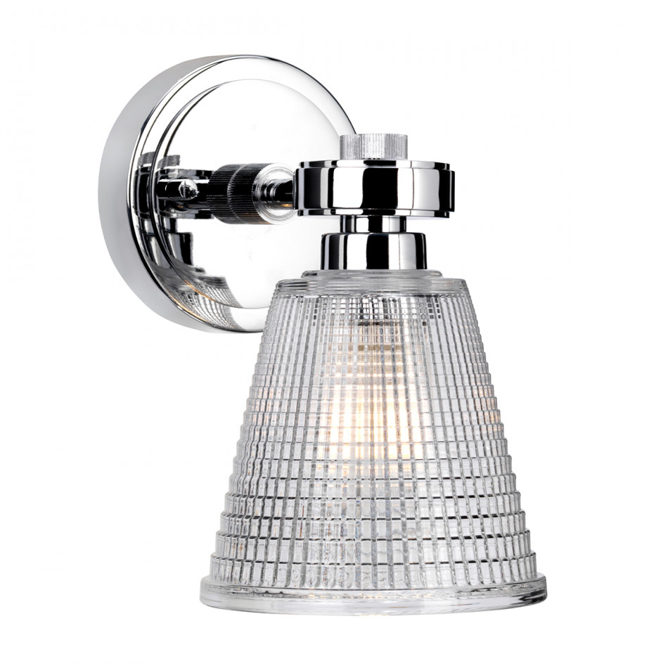 Gunnislake1 1-Light Bath-Light Polished Chrome