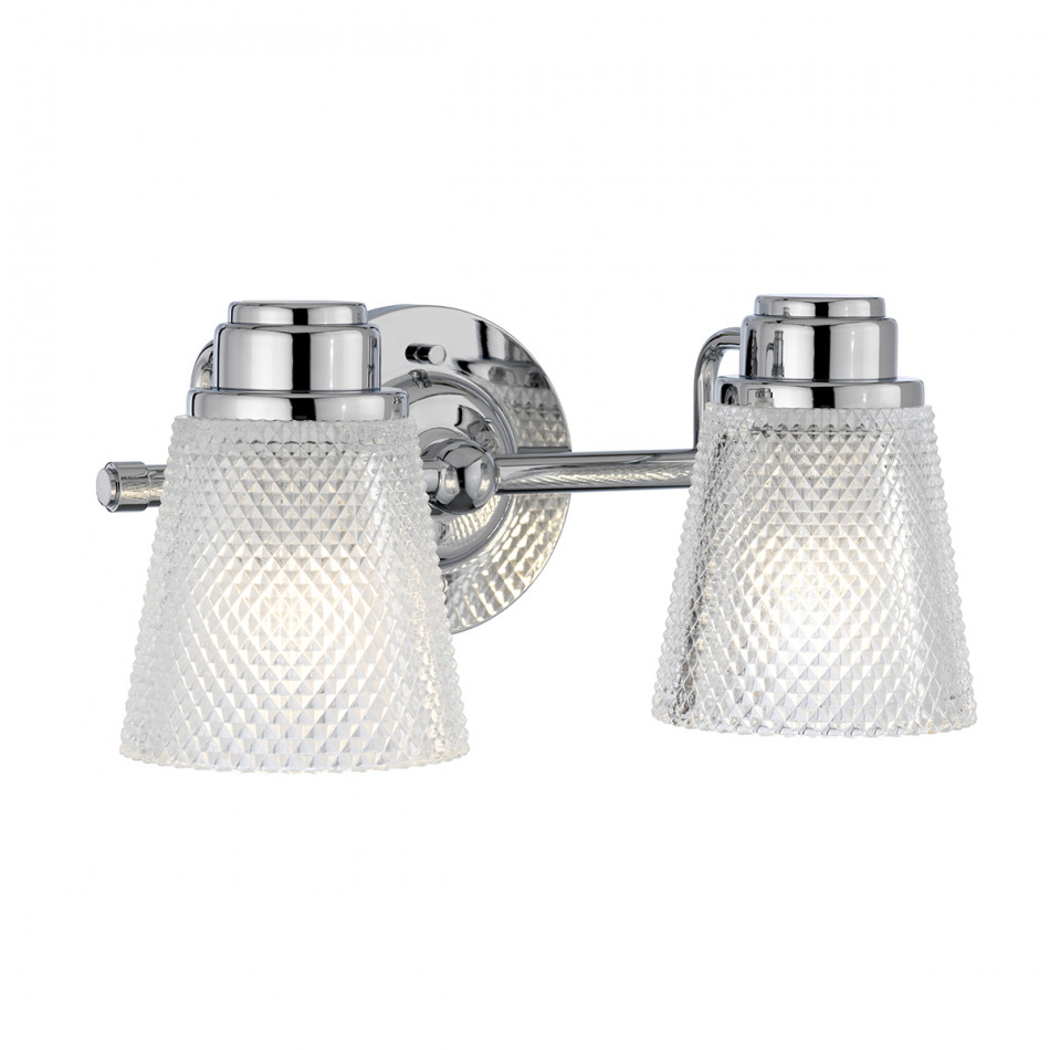 Hudson 2-Light Bath-Light Polished Chrome