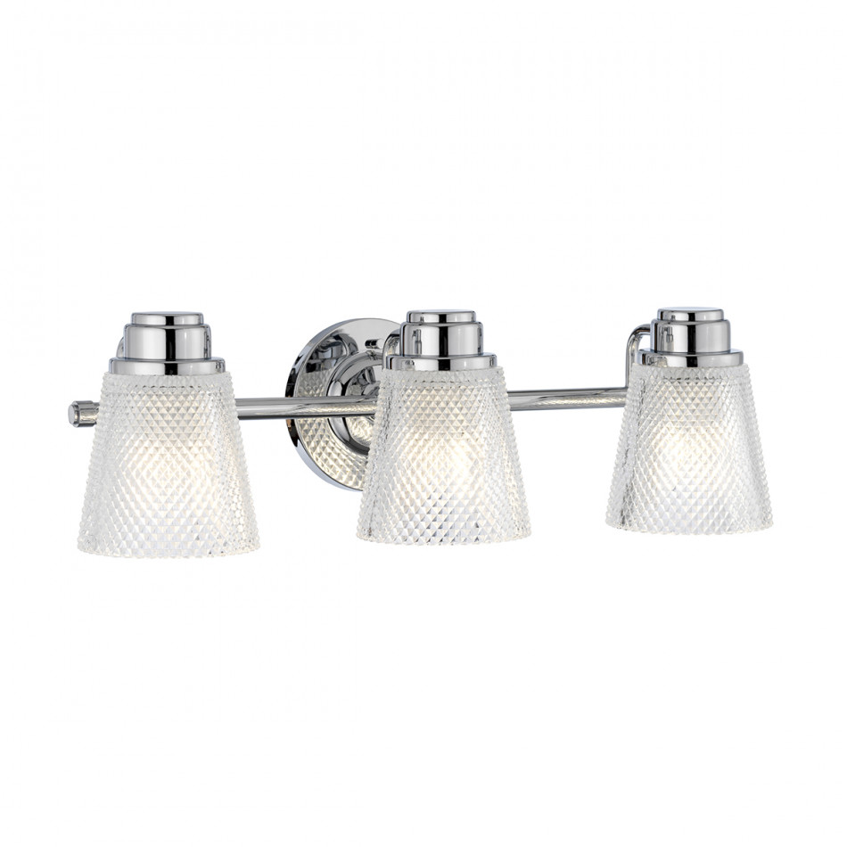 Hudson 3-Light Bath-Light Polished Chrome