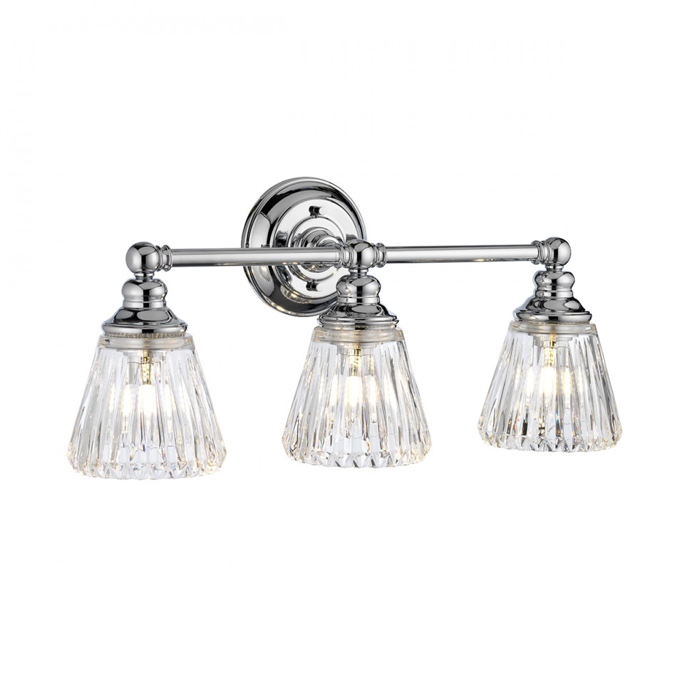 Keynes 3-Light Bath-Light Polished Chrome