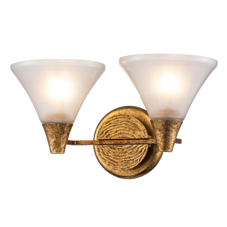 Lemoine 2-Light Bath Bar Gold