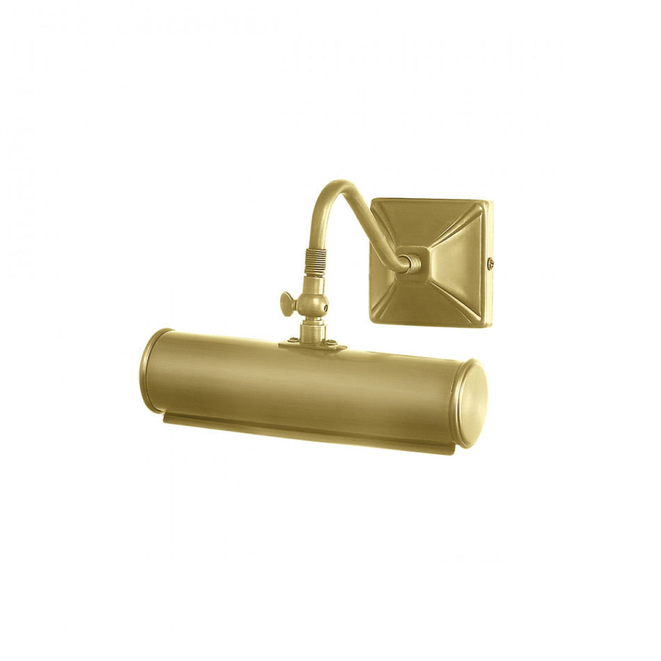 Leo 1-Light Small Picture-Light Aged Brass