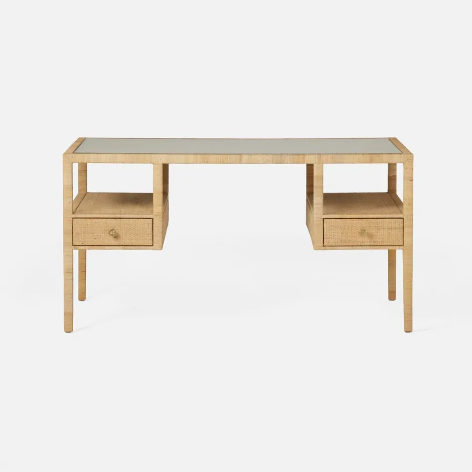 Isla Desk Natural Peeled Rattan