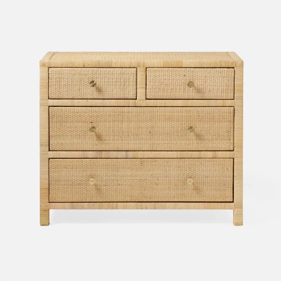 Isla Dresser 36"L x 18"W x 30"H Natural Peeled Rattan