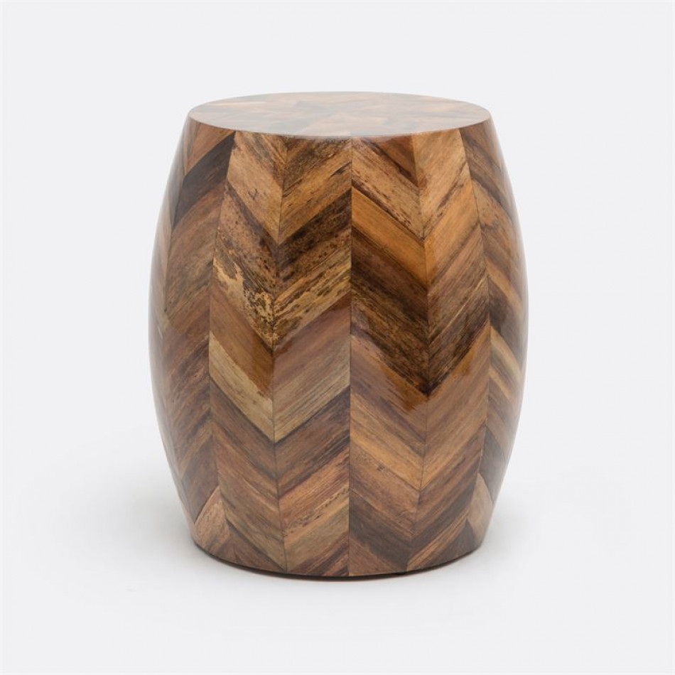 Jada Stool Natural 15"D x 18"H Banana Bark