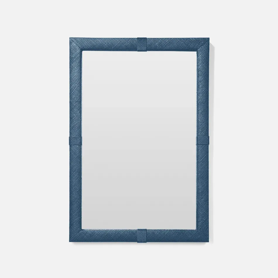 Donner Navy Pandan Rectangular Mirror 26"W X 38"H