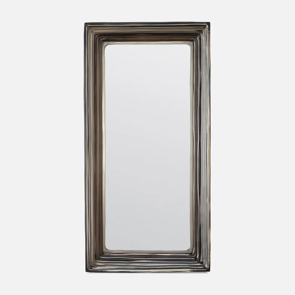 Hetty Smoke Translucent Resin Rectangular Mirror 22"W x 44"H