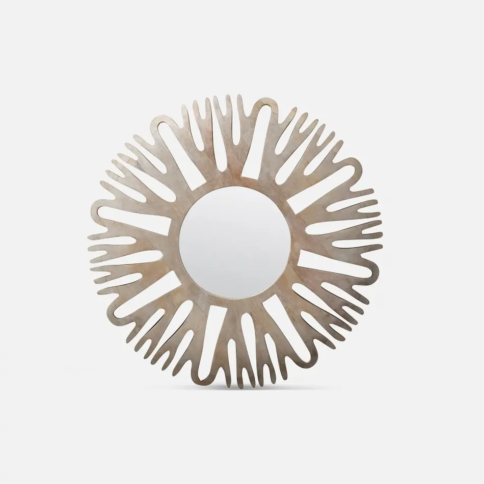 Sedona Natural Pinewood Round Mirror 32"D
