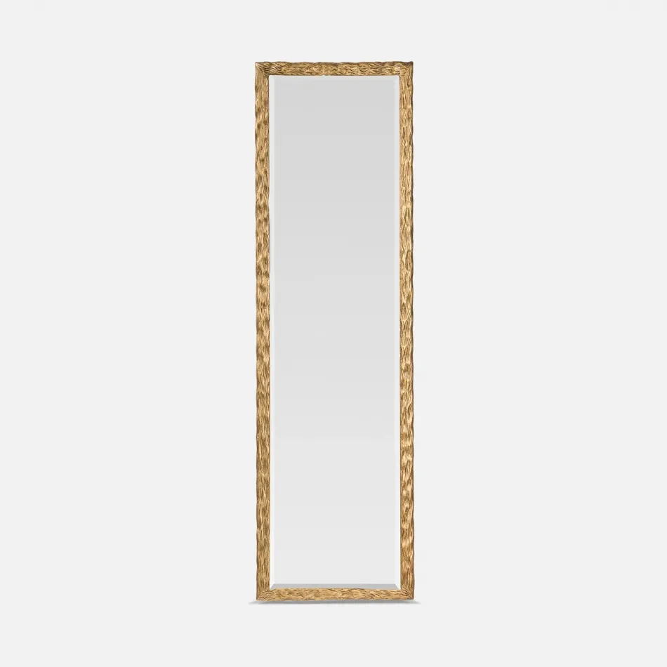 Wardell Polished Brass Metal Rectangular Mirror 20"W x 68"H