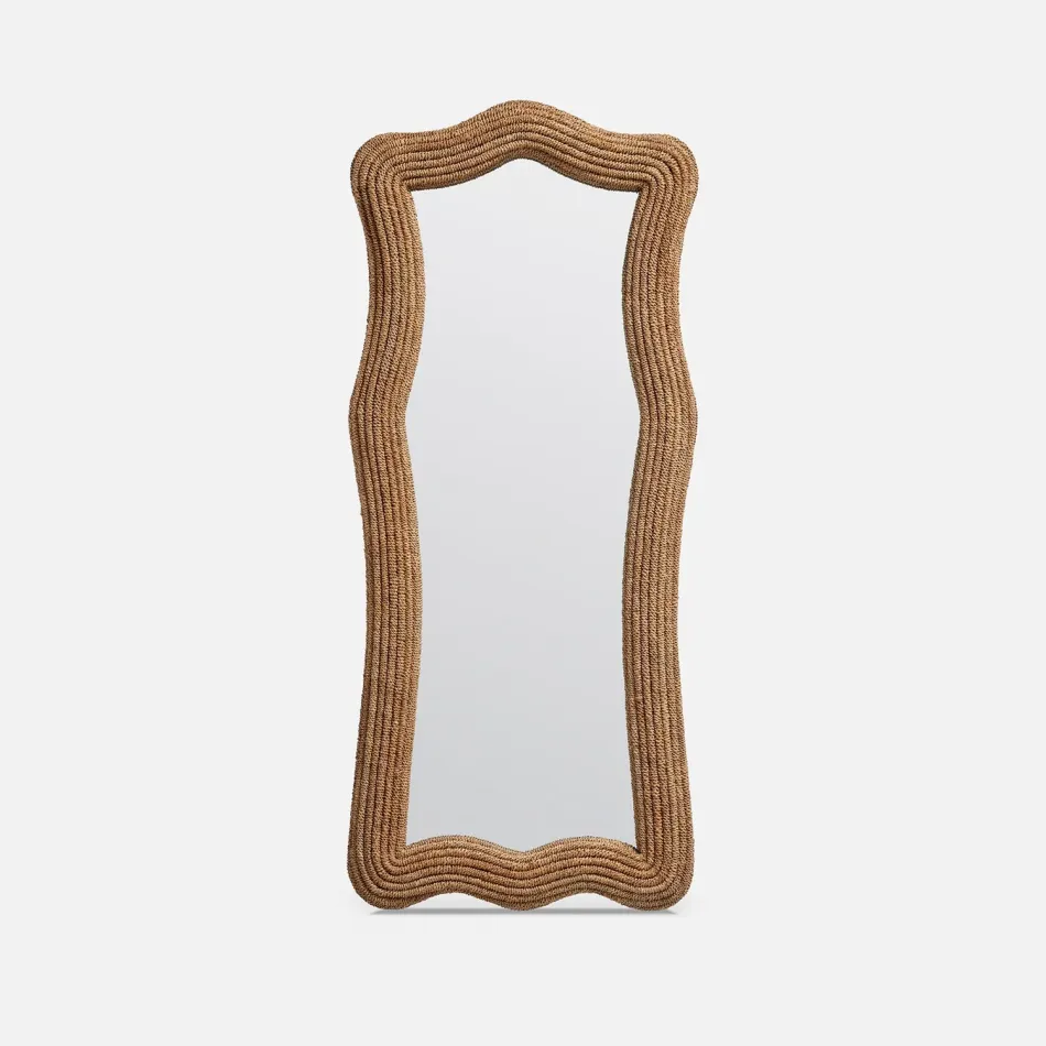 Weatherley Natural Lampakanay Rectangular Mirror 22"W x 52"H