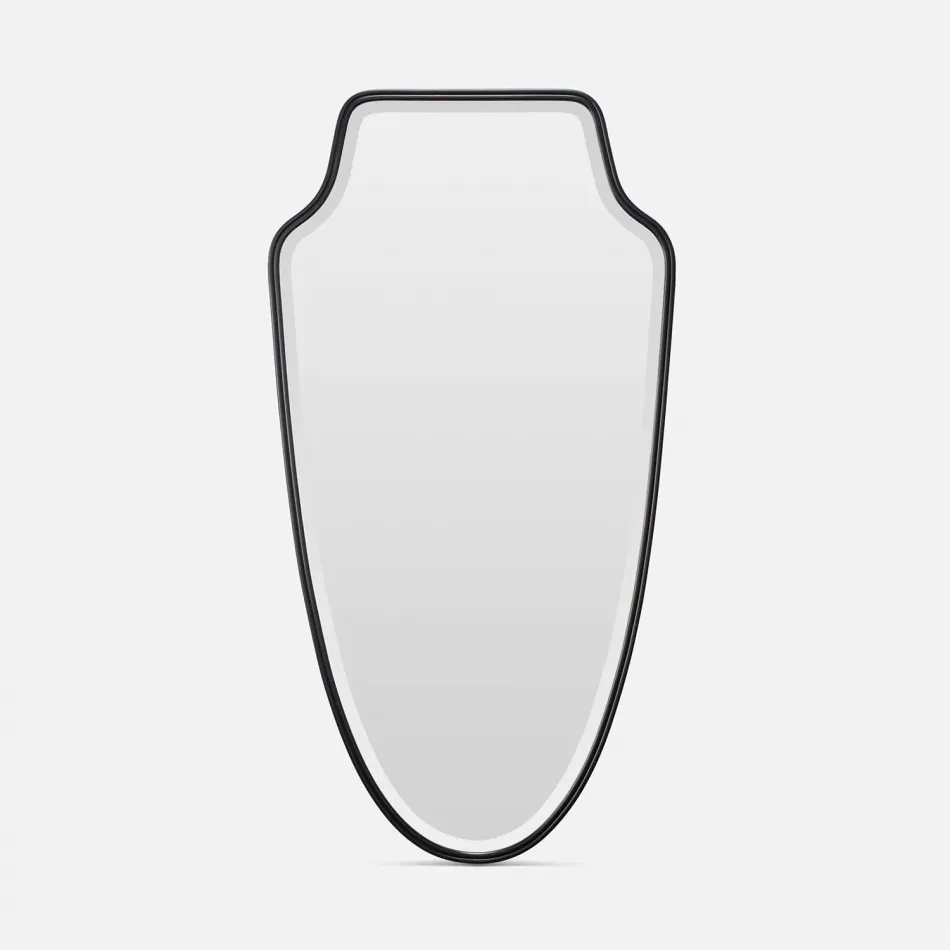 Whitman Dark Chestnut Metal Rectangular Mirror