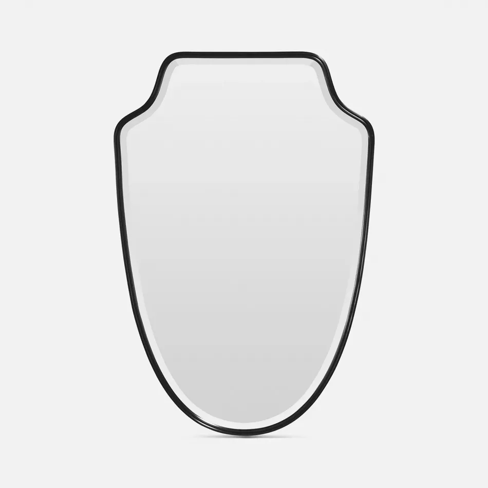 Whitman Dark Chestnut Metal Rectangular Mirror 26"W x 38"H