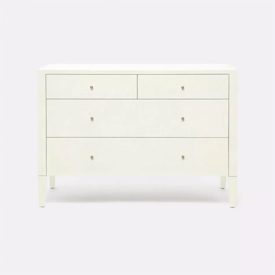 Conrad Dresser Pristine Faux Raffia 48"L x 20"W x 34"H