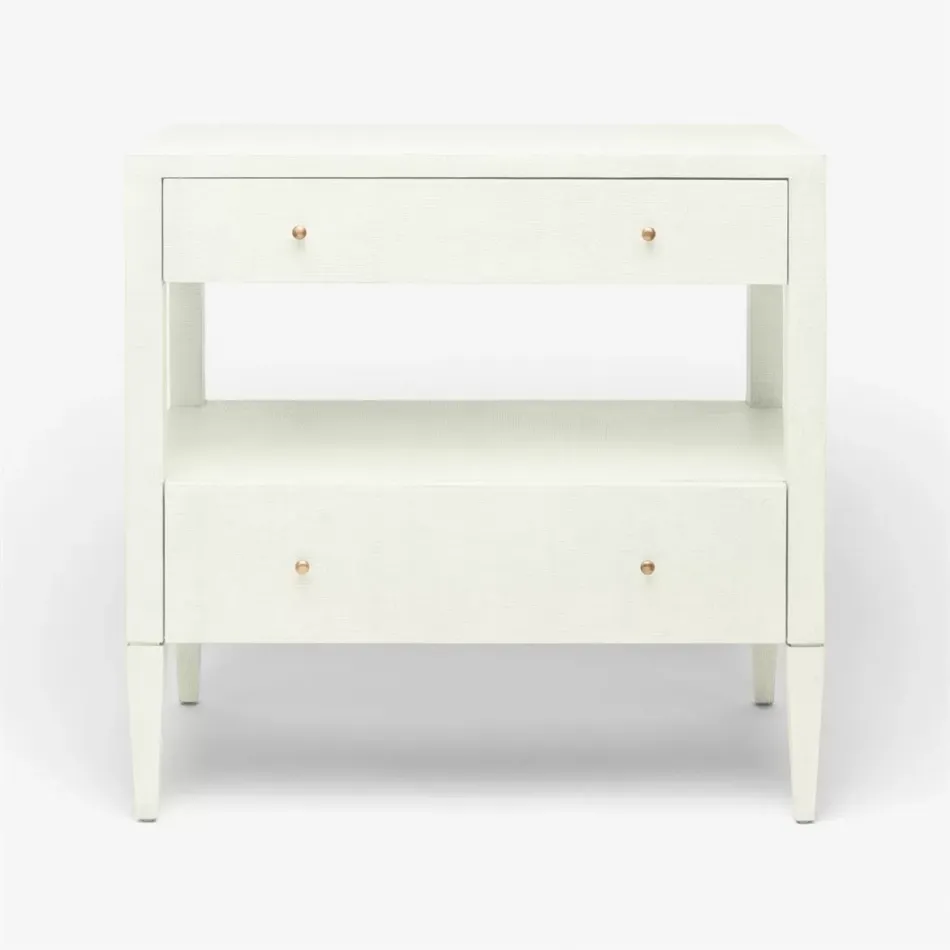 Conrad Nightstand Pristine Faux Raffia