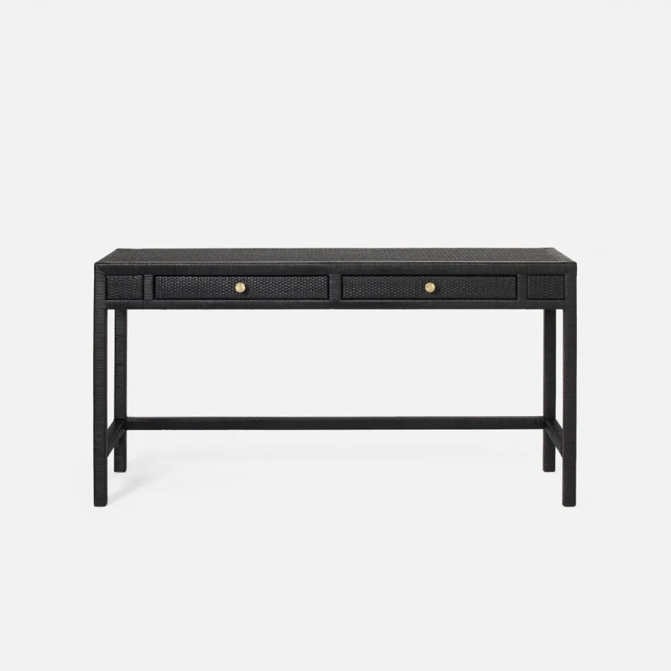 Isla Console Onyx Peeled Rattan 48"L x 14"W x 31"H