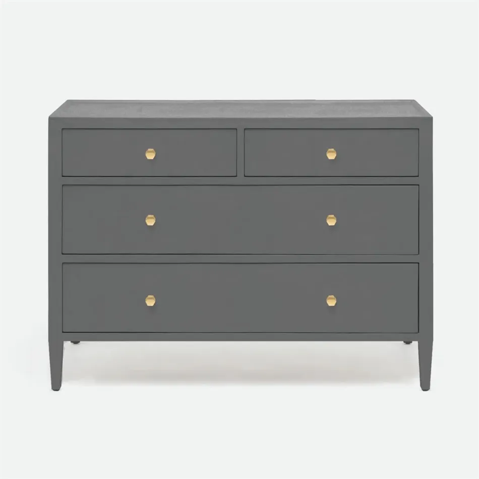 Jarin Dresser Graphite Faux Belgian Linen 48"L x 20"W x 34"H