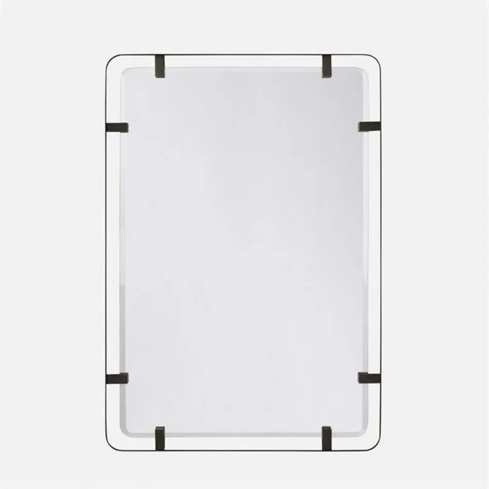 Fremont Rectangular Bronze Steel Mirror