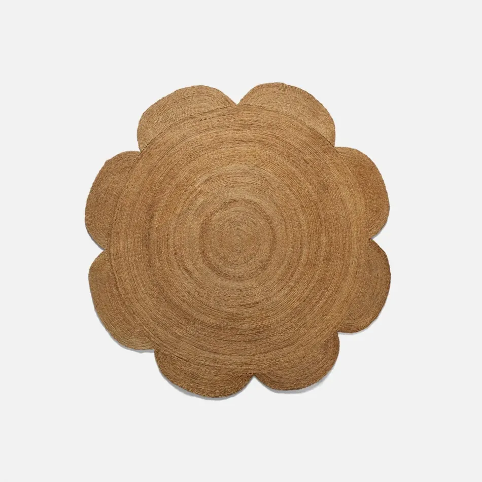 Delilah Natural Handwoven Jute Rug Indoor