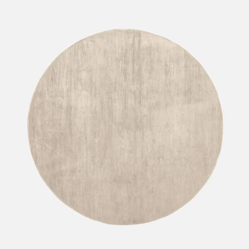 Halston Light Camel Handwoven Tencel Rug Indoor 9'L x 12'W