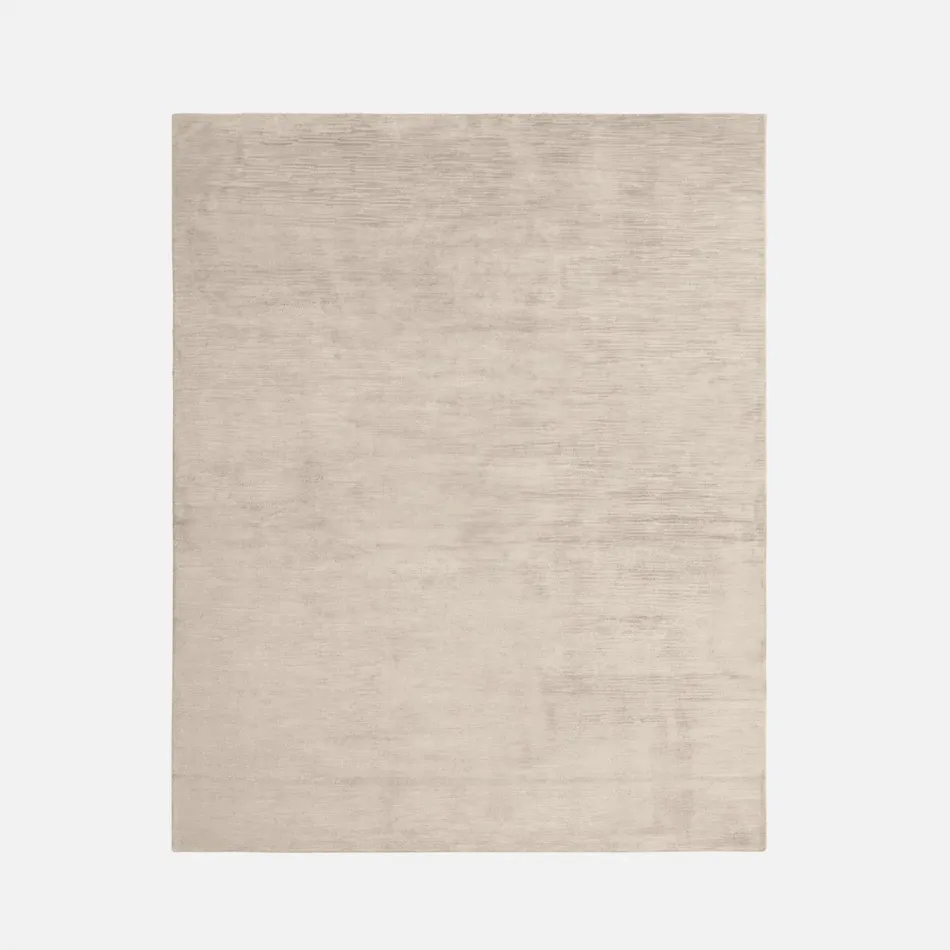 Halston Light Camel Handwoven Tencel Rug Indoor