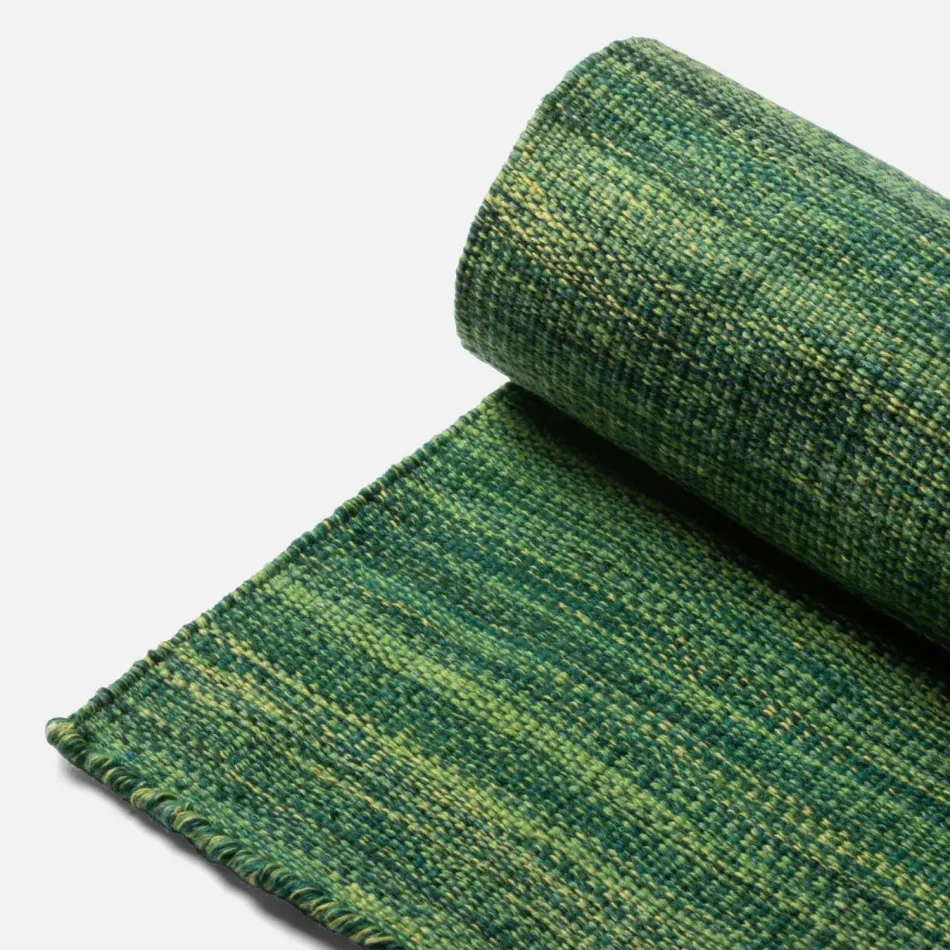 Juniper Green Mix Performance Yarn Rug Outdoor