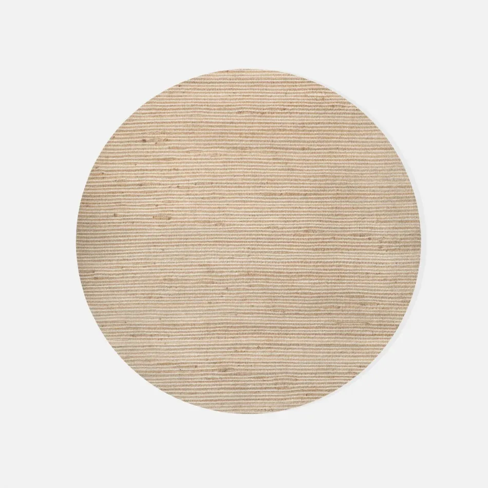 Marley Natural/Ivory Jute/Wool Rug Indoor 8'D