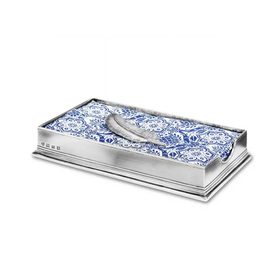 Dinner Napkin/Guest Towel Box with Feather Weight