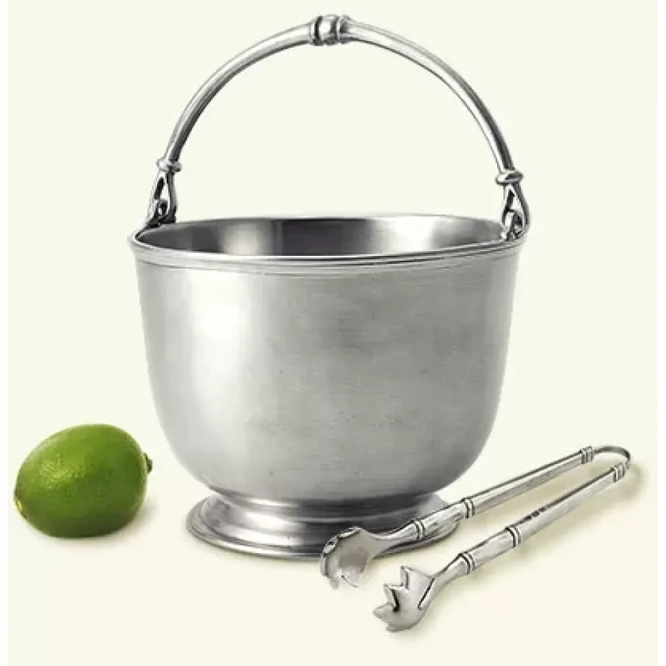 Bar Ice Bucket with 1286.0 Tongs