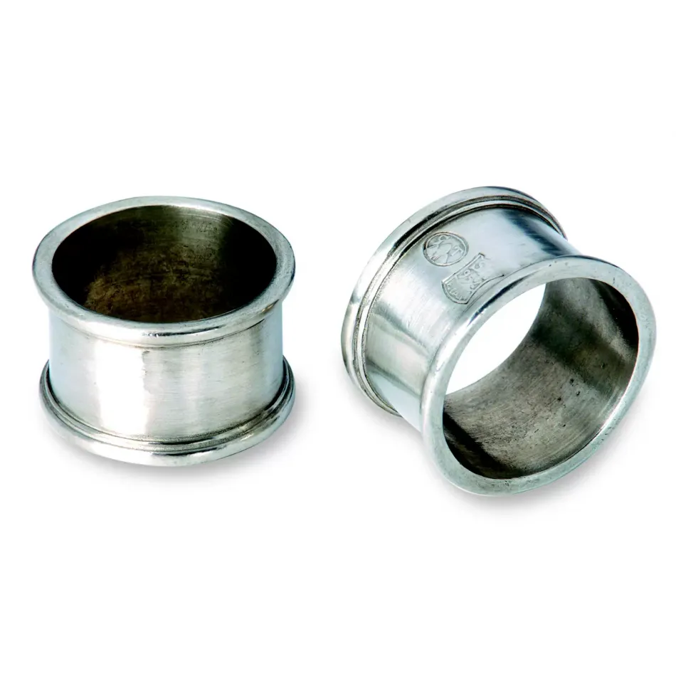 Round Napkin Ring, Pair