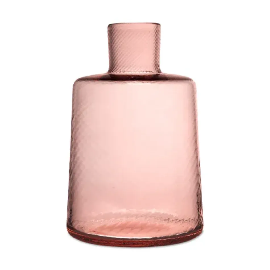 Rose Quartz Low Carafe - Twist