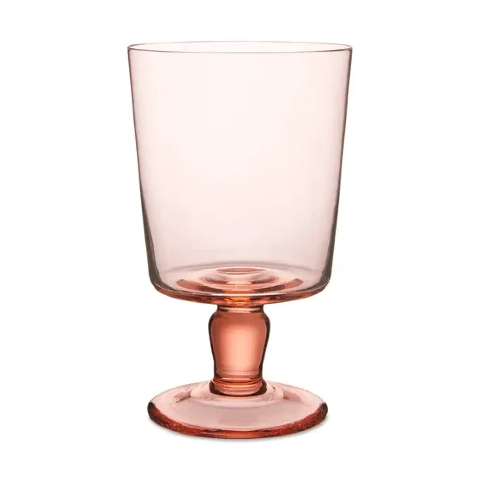 Lando Rose Quartz Goblet - Smooth