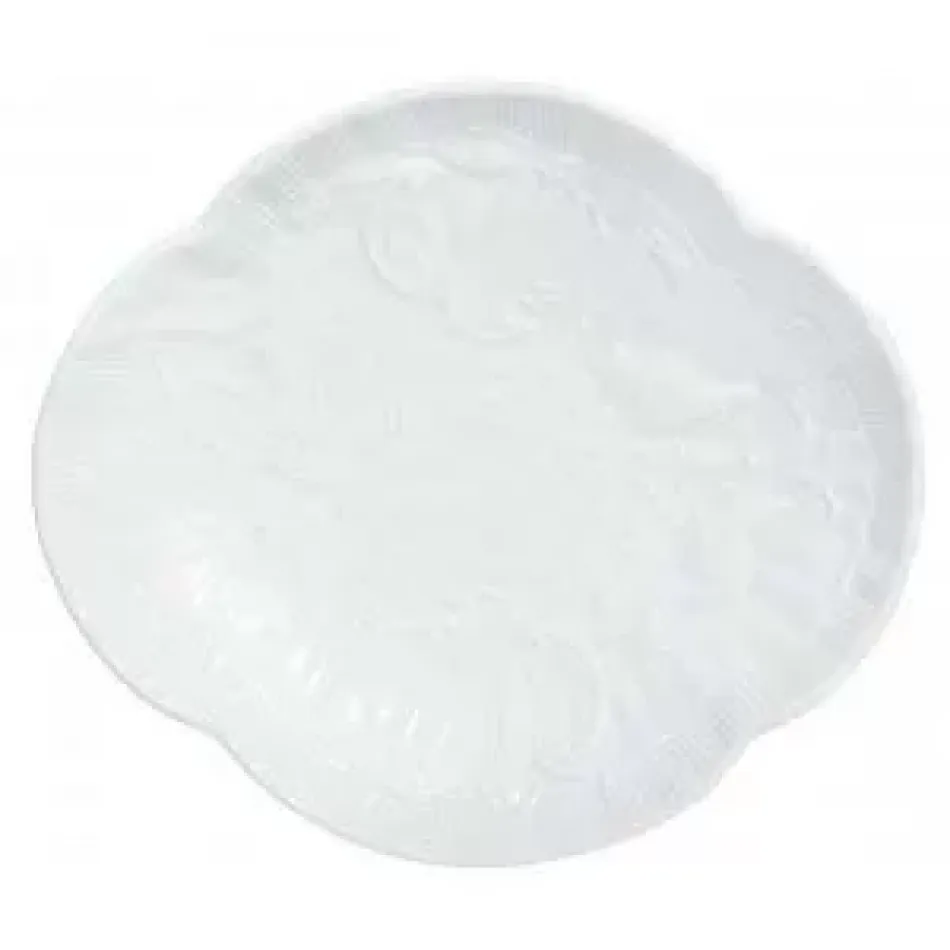 Dressed in White Swan Oval Dish 5" Rd