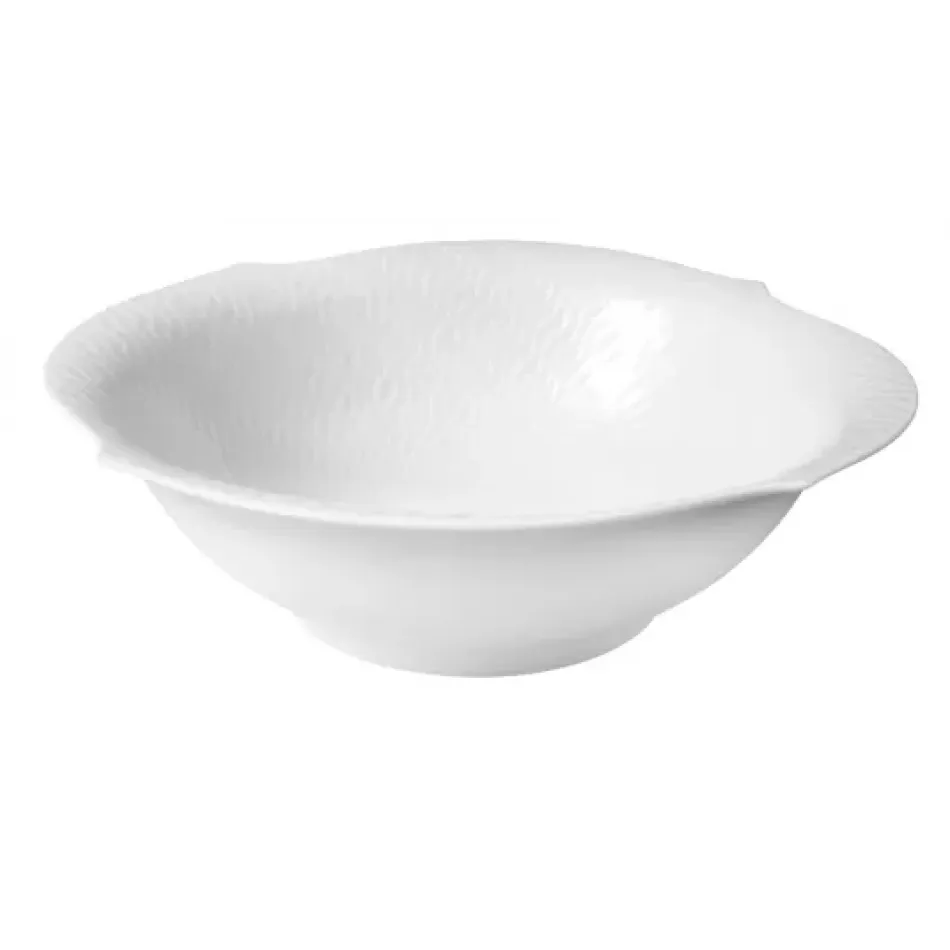 Waves Relief White Bowl White