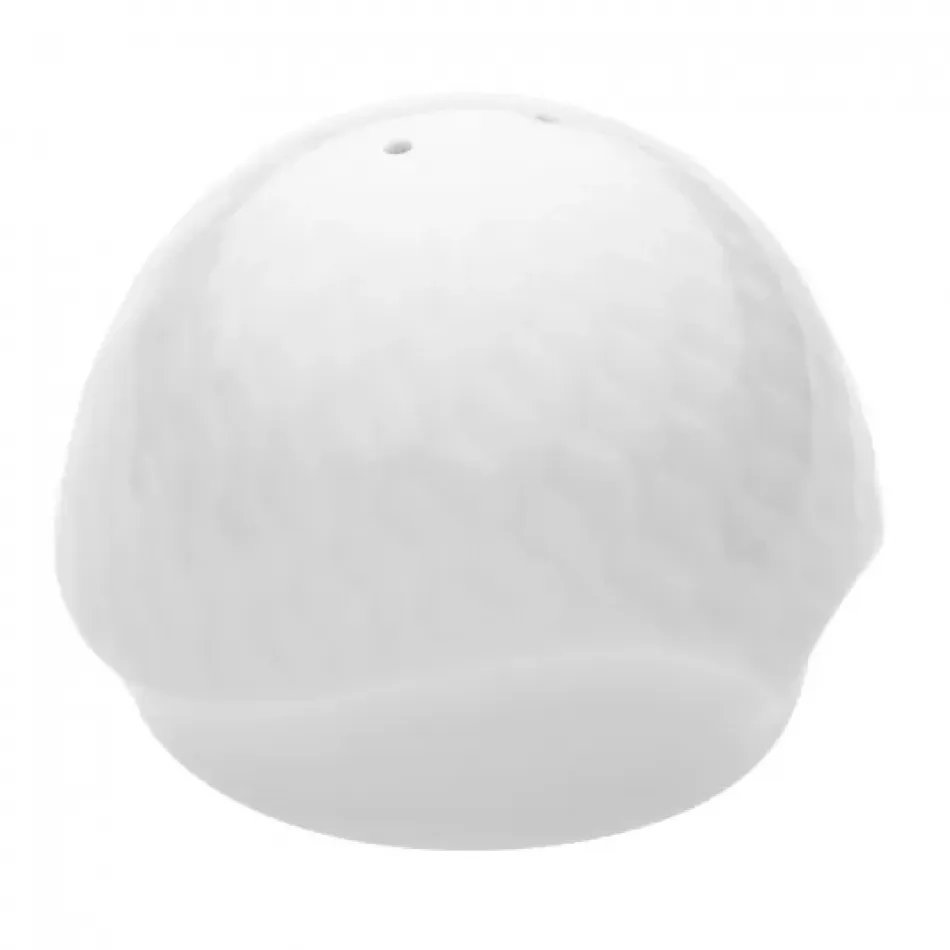 Waves Relief White Pepper Shaker H 4 cm