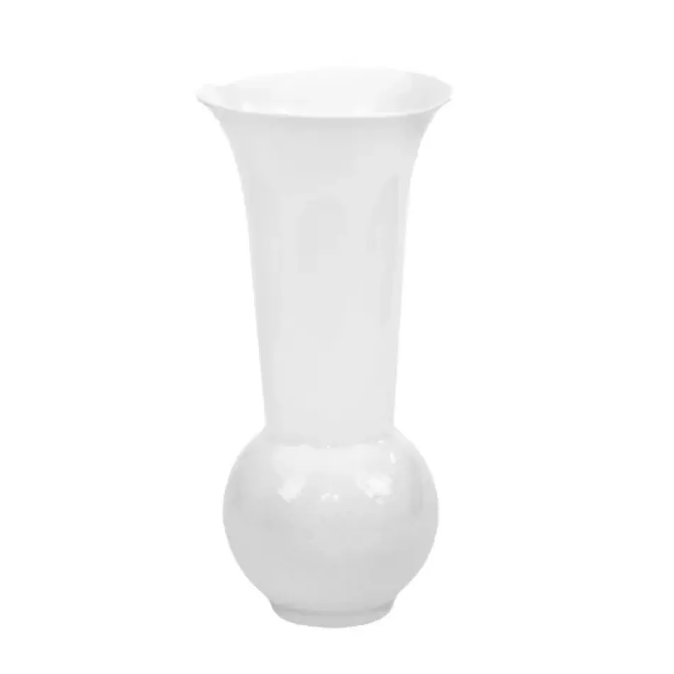 Waves Relief White Vase H 30 cm