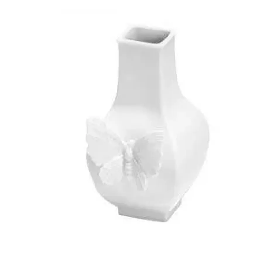 Dressed in White Butterfly Vase Small