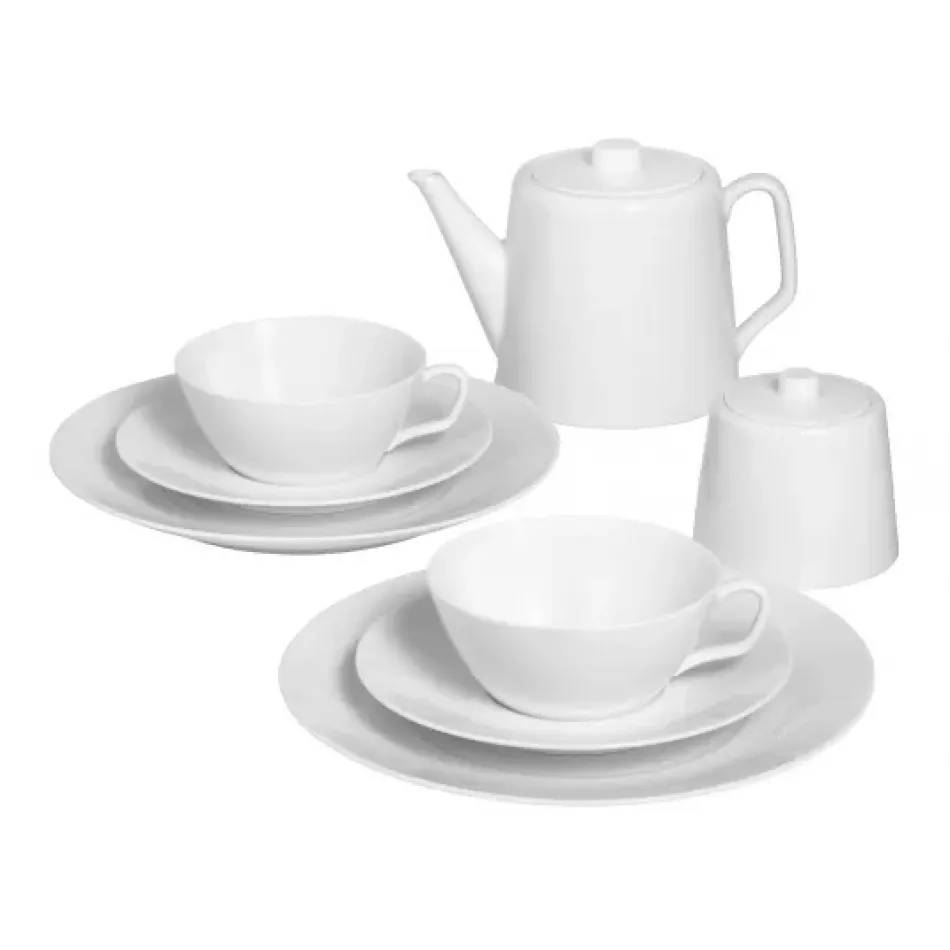 White Tea Set