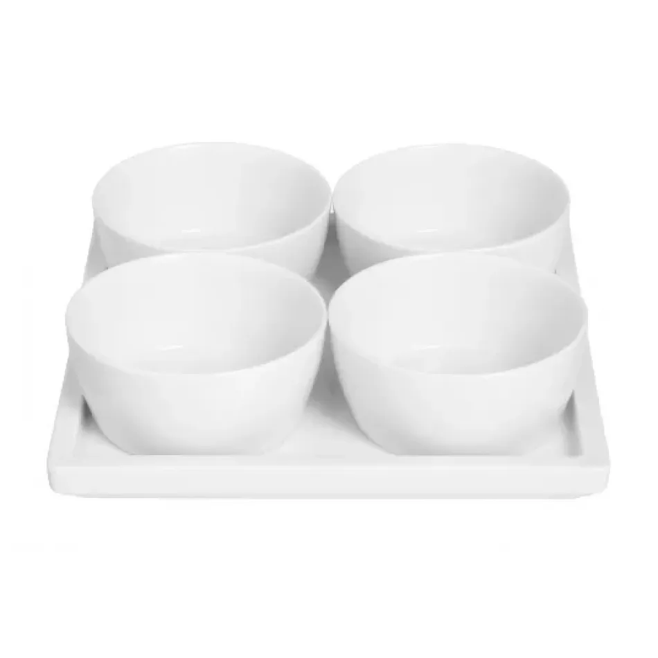 White Dip Dish Set