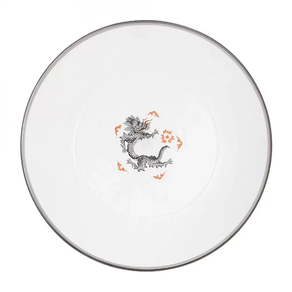 Ming Dragon Black with Platinum Salad Plate Rd 22 cm