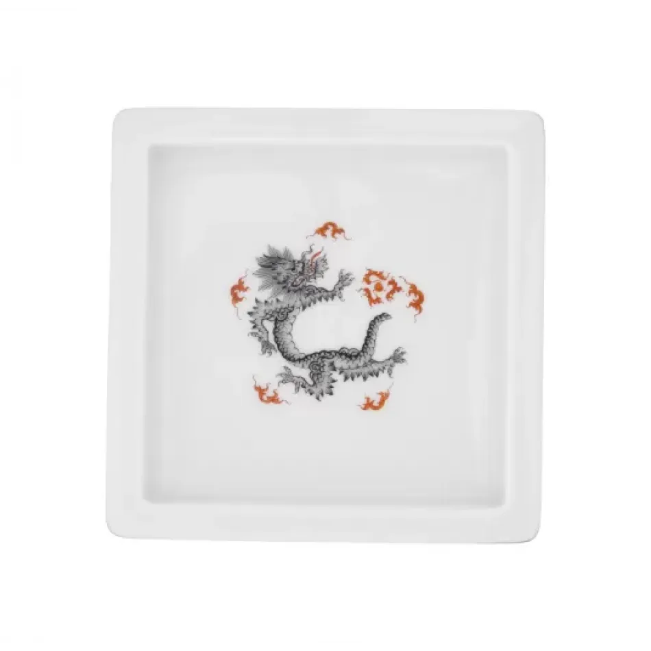 Ming Dragon Light Dish 9 X 9 cm