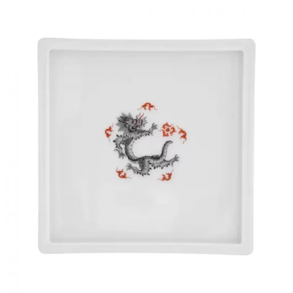 Ming Dragon Light Dish 13 X 13 cm