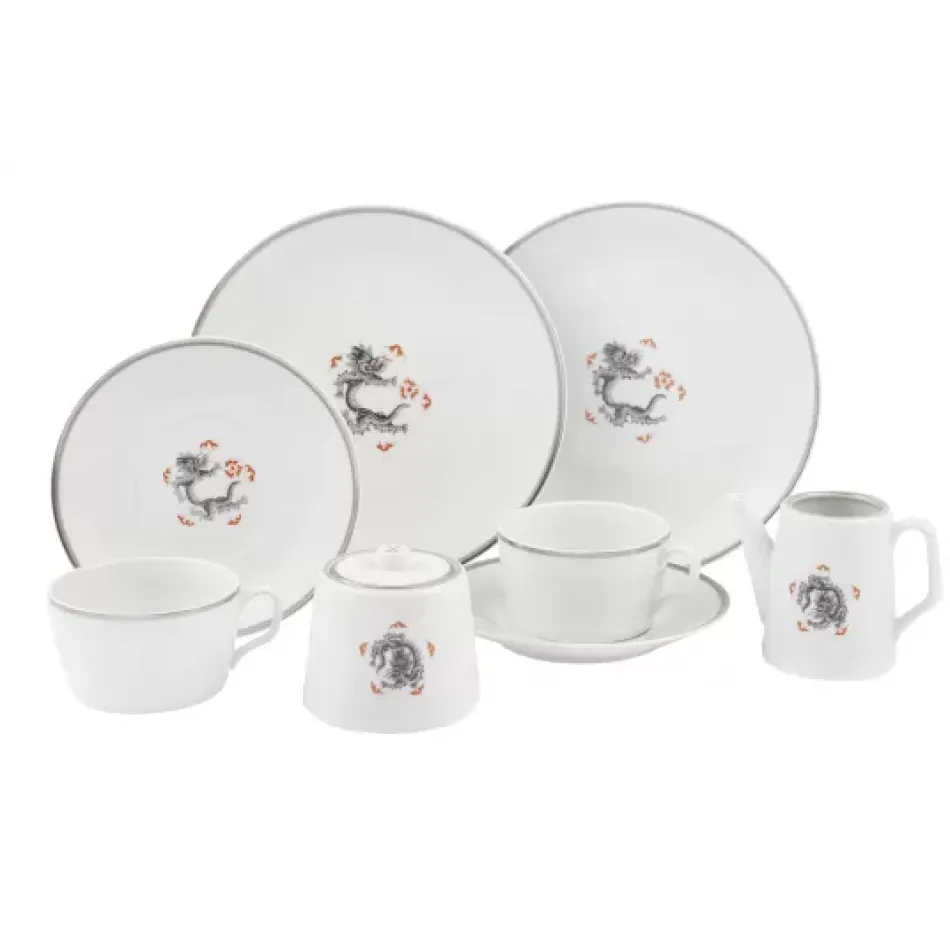 Ming Dragon Light Coffee Set H 0 cm