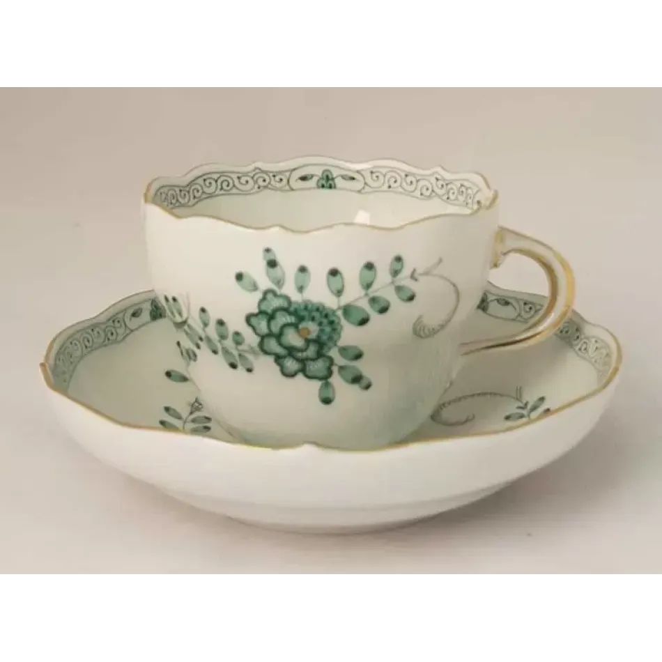 Oriental Painting Coffee Saucer