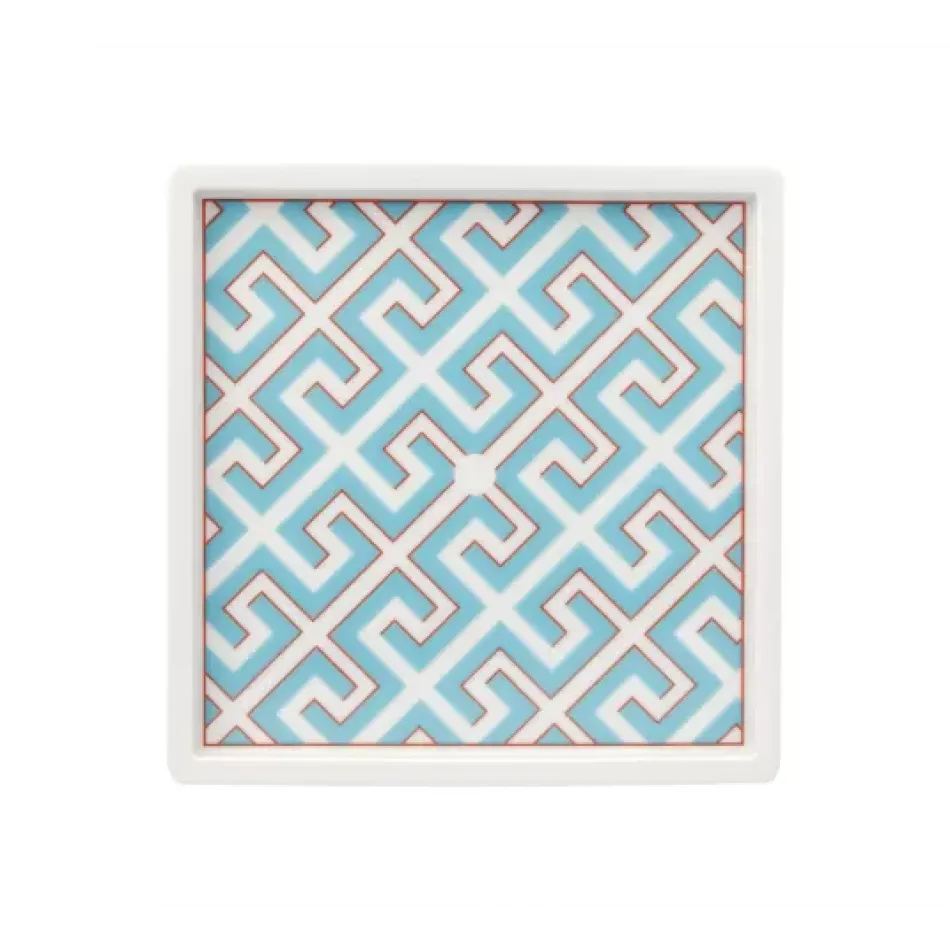 Royal Palace Miami Style with Red Contour Platter 17 X 17 cm