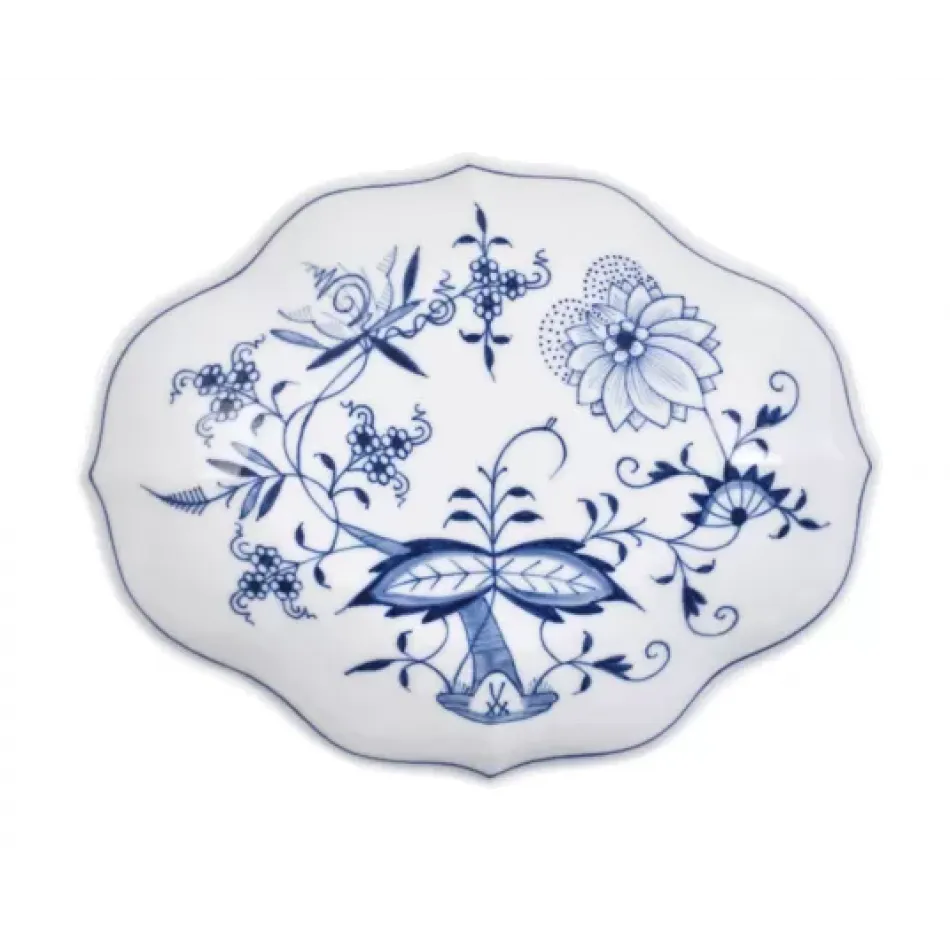 Blue Onion Dish L 18 cm