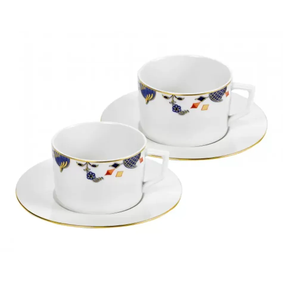 Noble Blue Cobalt Coffee Cup Set