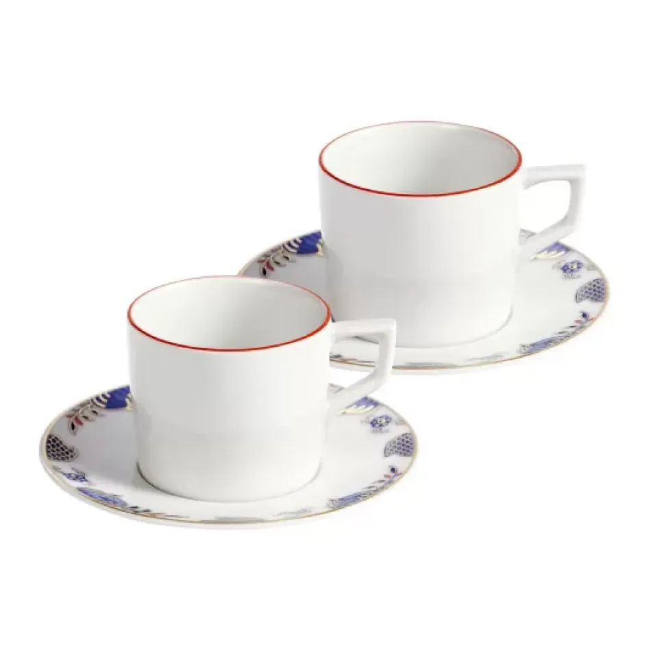 Noble Blue Cobalt Espresso Cup Set