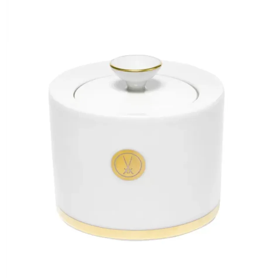 Swords Luxury Gold Sugar Bowl Gold Rim