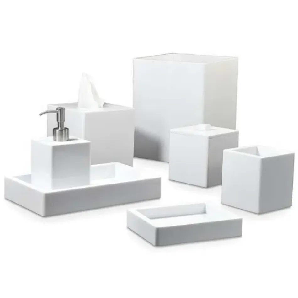 Contours Corian White Bath Accessories